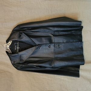 New York & Company Leather Blazer